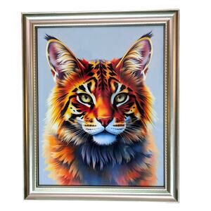 Cat - Kitty Wall Art Home Decor Work Office Framed Brand New